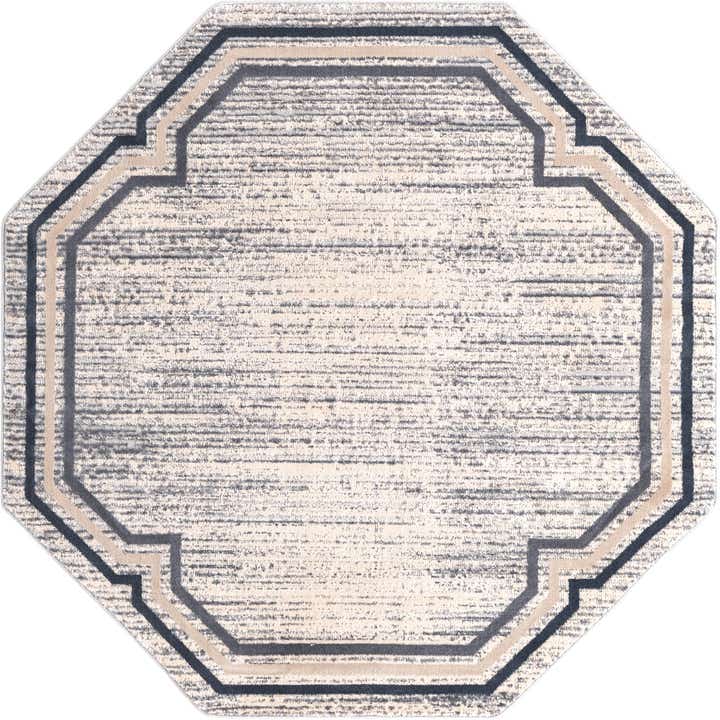 185cm x 185cm Oasis Tapis Octogone