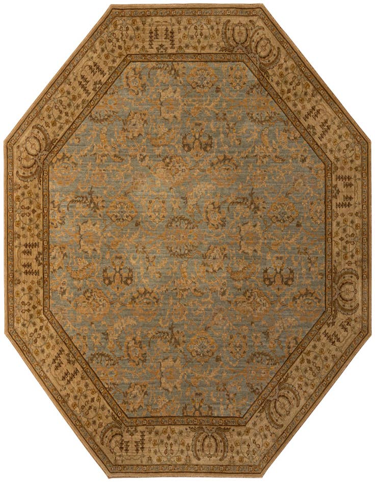 Detail image of 8' x 8' Serapi Wool Octagon Rug
