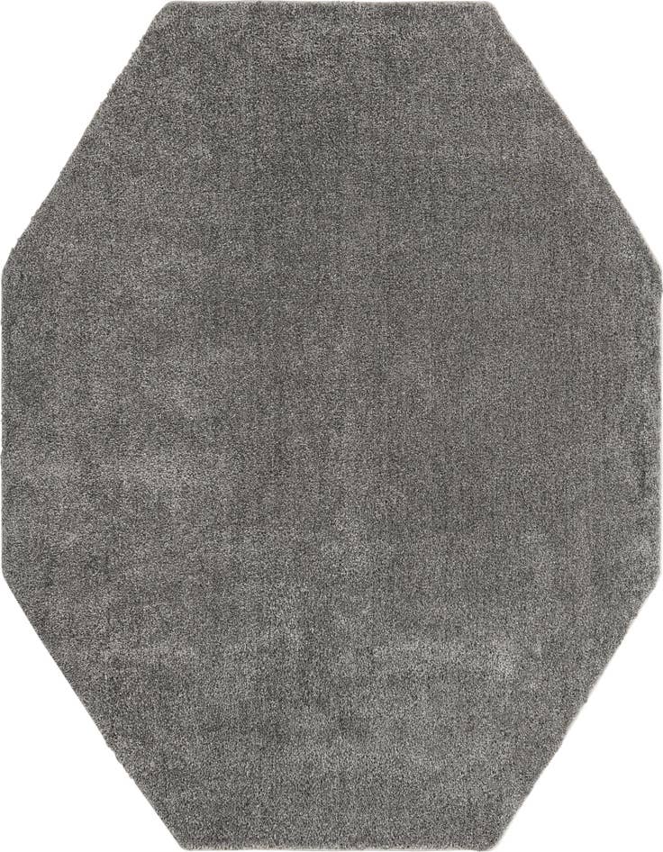 Detail image of 8' x 8' Solid Frieze Octagon Rug