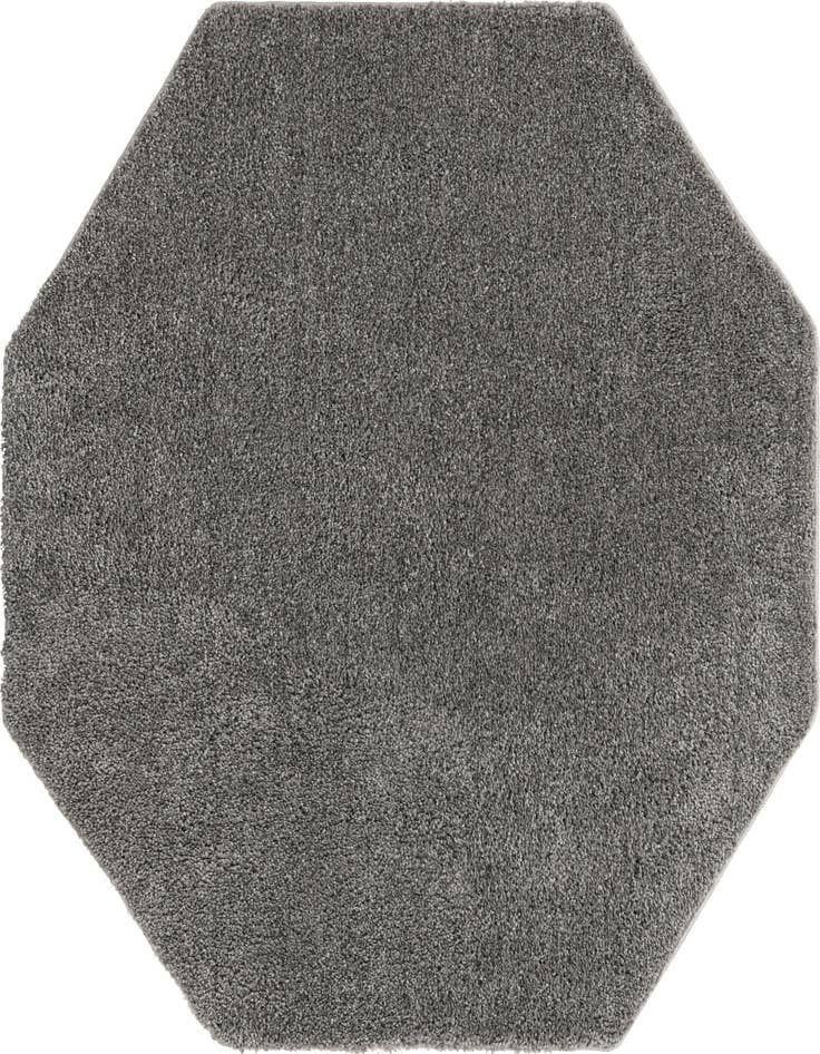 Detail image of 5' x 5' Solid Frieze Octagon Rug