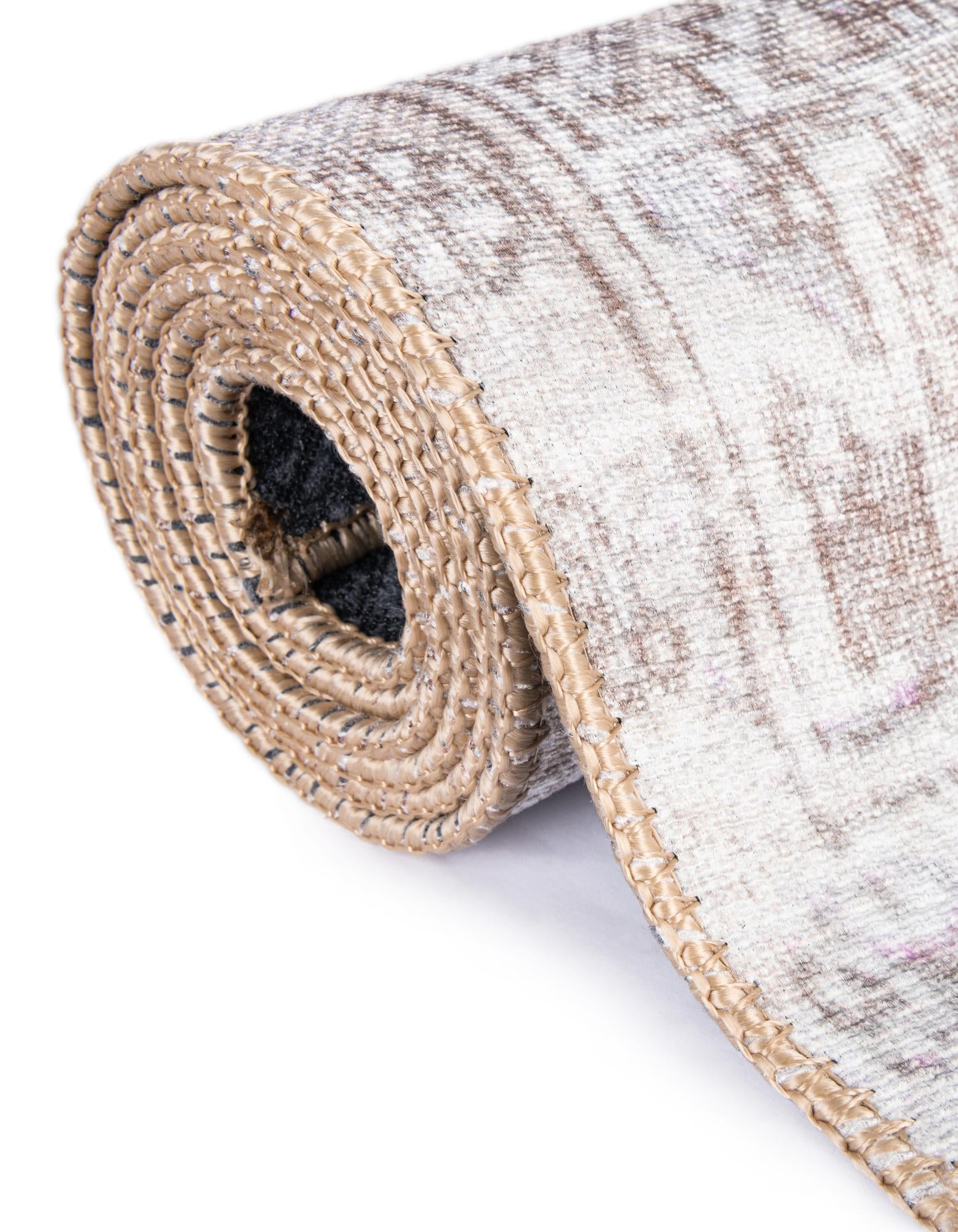 7' 6 x 7' 6 Washable Timeless Octagon Rug