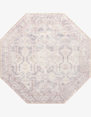 Gray Timeless Octagon Rug