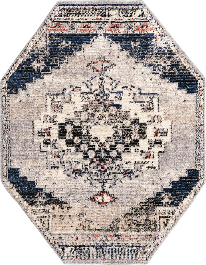  7' x 7' Tucson Octagon Rug