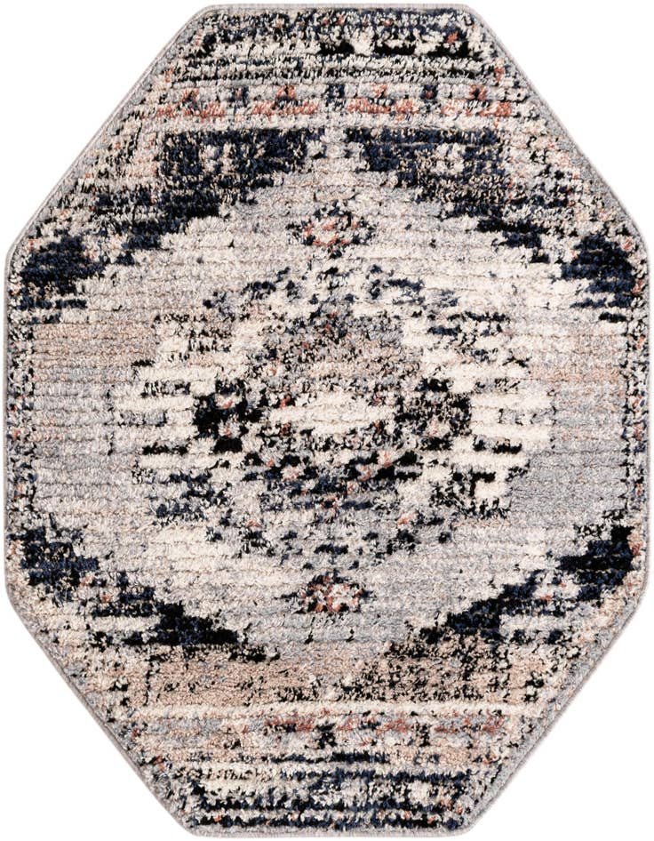 Detail image of 4' x 4' Tucson Octagon Rug
