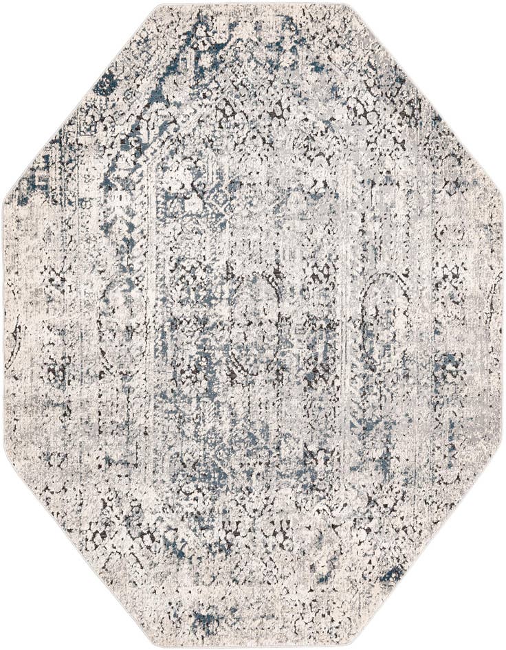 Detail image of 5' 3 x 5' 3 Villa Octagon Rug