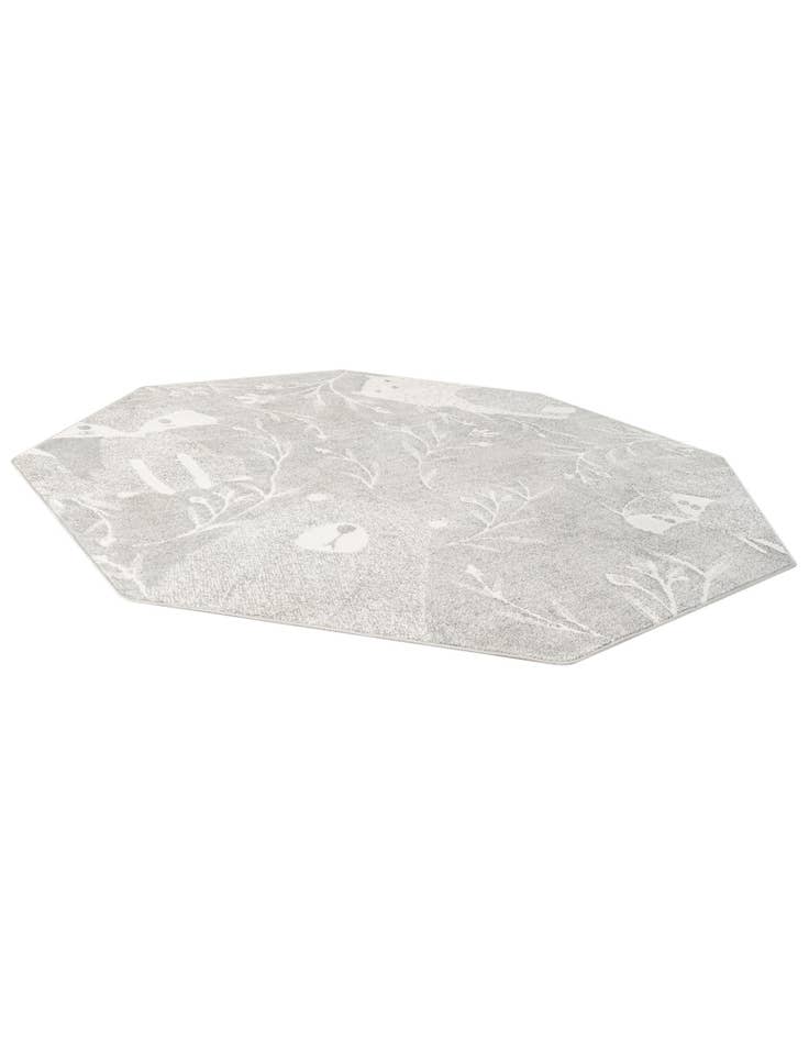 Detail image of 7' 10 x 7' 10 Whimsy Kids Octagon Rug