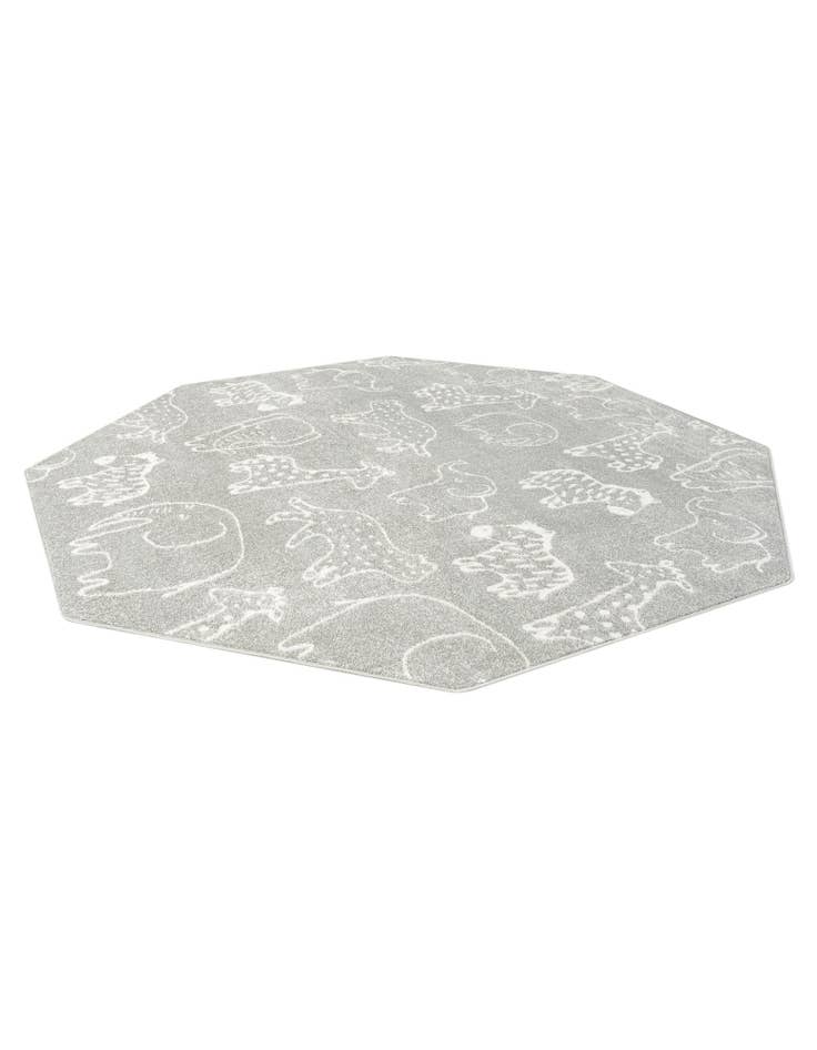 Detail image of 7' 10 x 7' 10 Whimsy Kids Octagon Rug