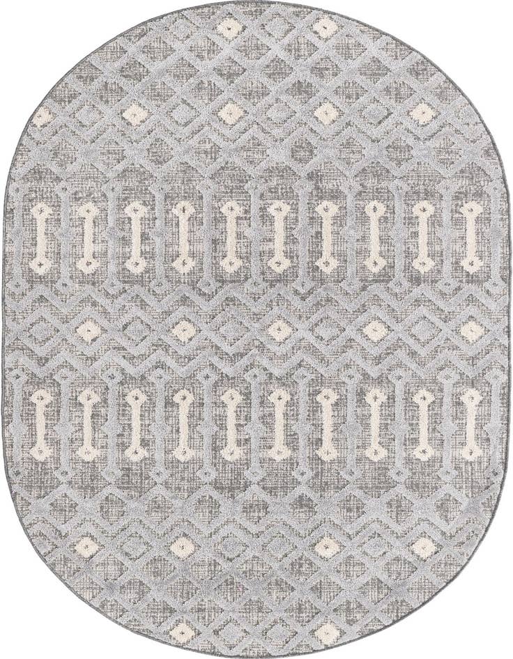 Detail image of 5' 3 x 8' Arlo Oval Rug