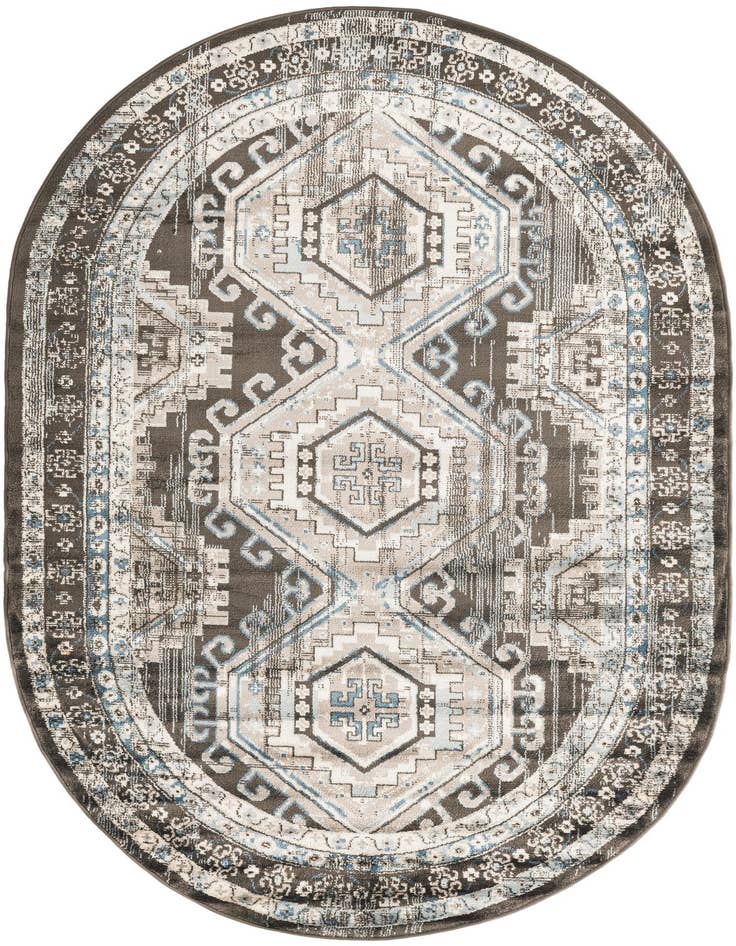 Detail image of 5' 3 x 8' Charlotte Oval Rug