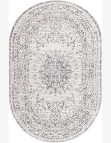 5' 3 x 8' Chesterfield Oval Rug
