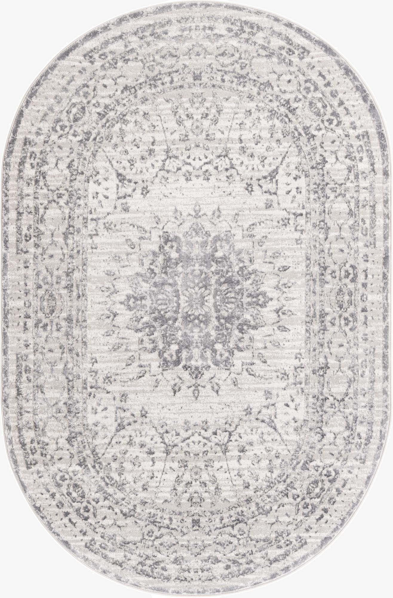 5' 3 x 8' Chesterfield Oval Rug