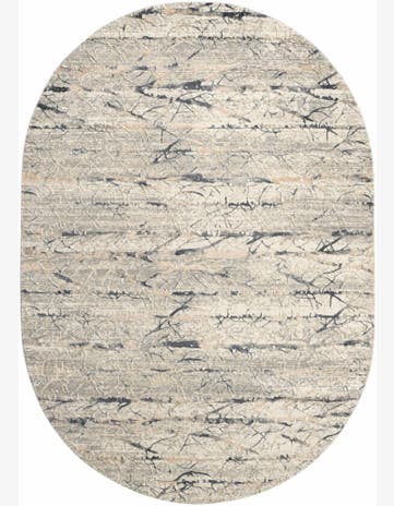Gray Finsbury Oval Rug