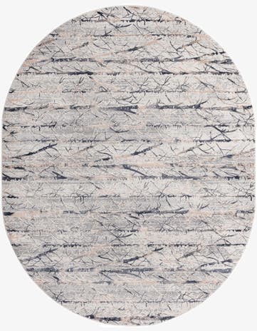 Gray Finsbury Oval Rug