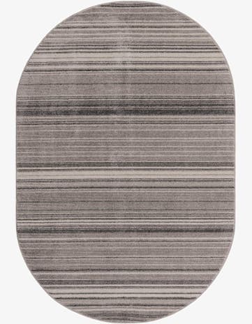 5' 3 x 8' Gemstone Oval Rug