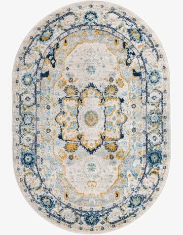 4' x 6' Madeline Vintage Oval Rug