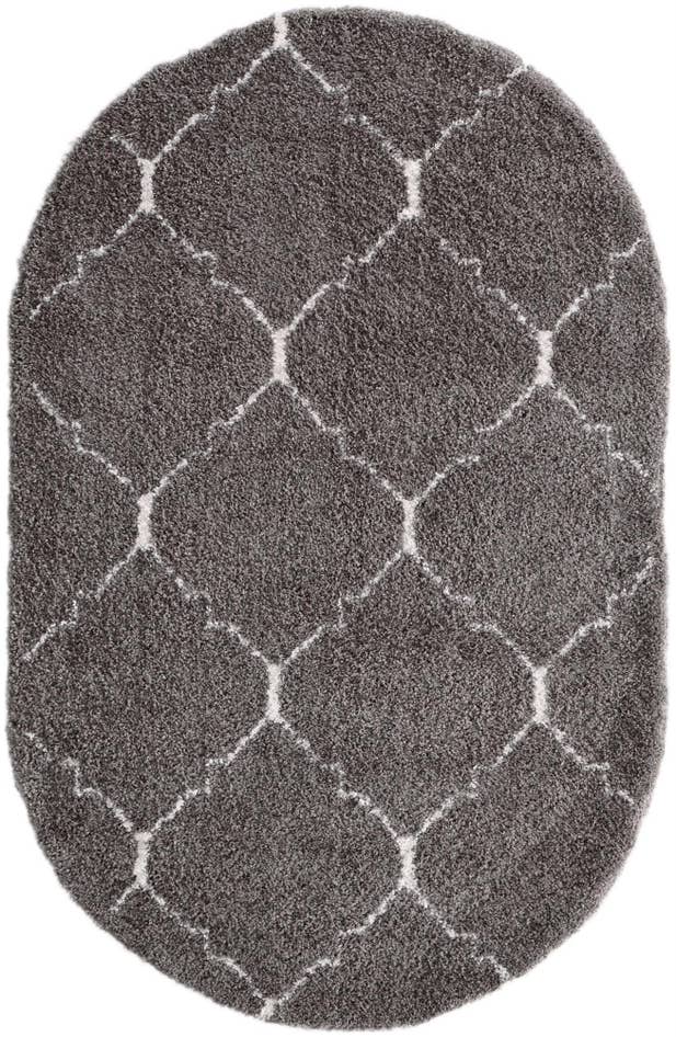 Detail image of 5' 3 x 8' Marrakesh Shag Oval Rug