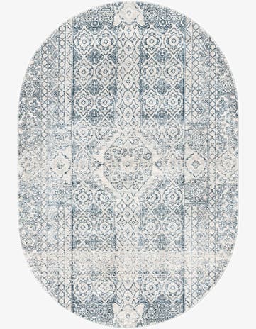 Gray Newport Oval Rug