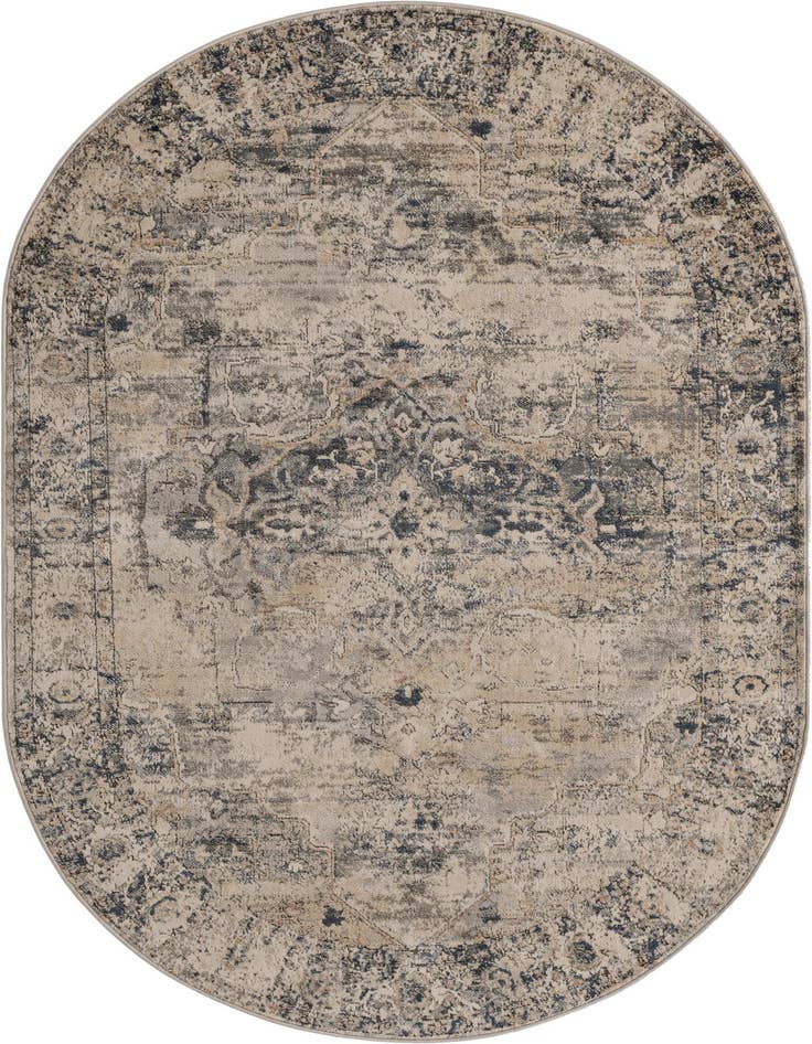 Detail image of 5' 3 x 8' Oregon Oval Rug