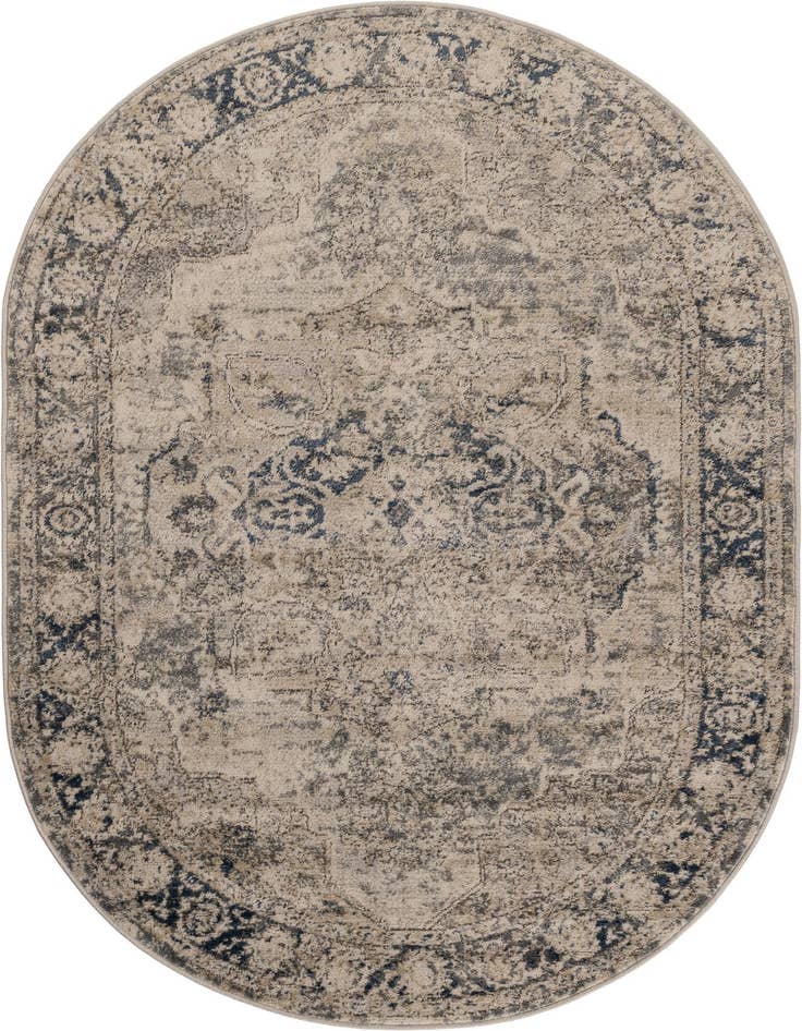 Detail image of 4' 1 x 6' 1 Oregon Oval Rug