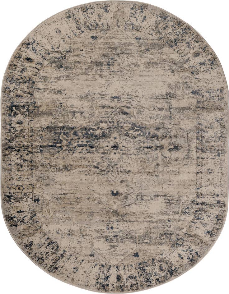 Detail image of 6' 1 x 9' Oregon Oval Rug
