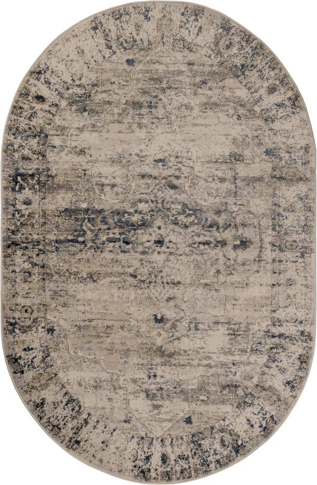 Detail image of 6' 1 x 9' Oregon Oval Rug