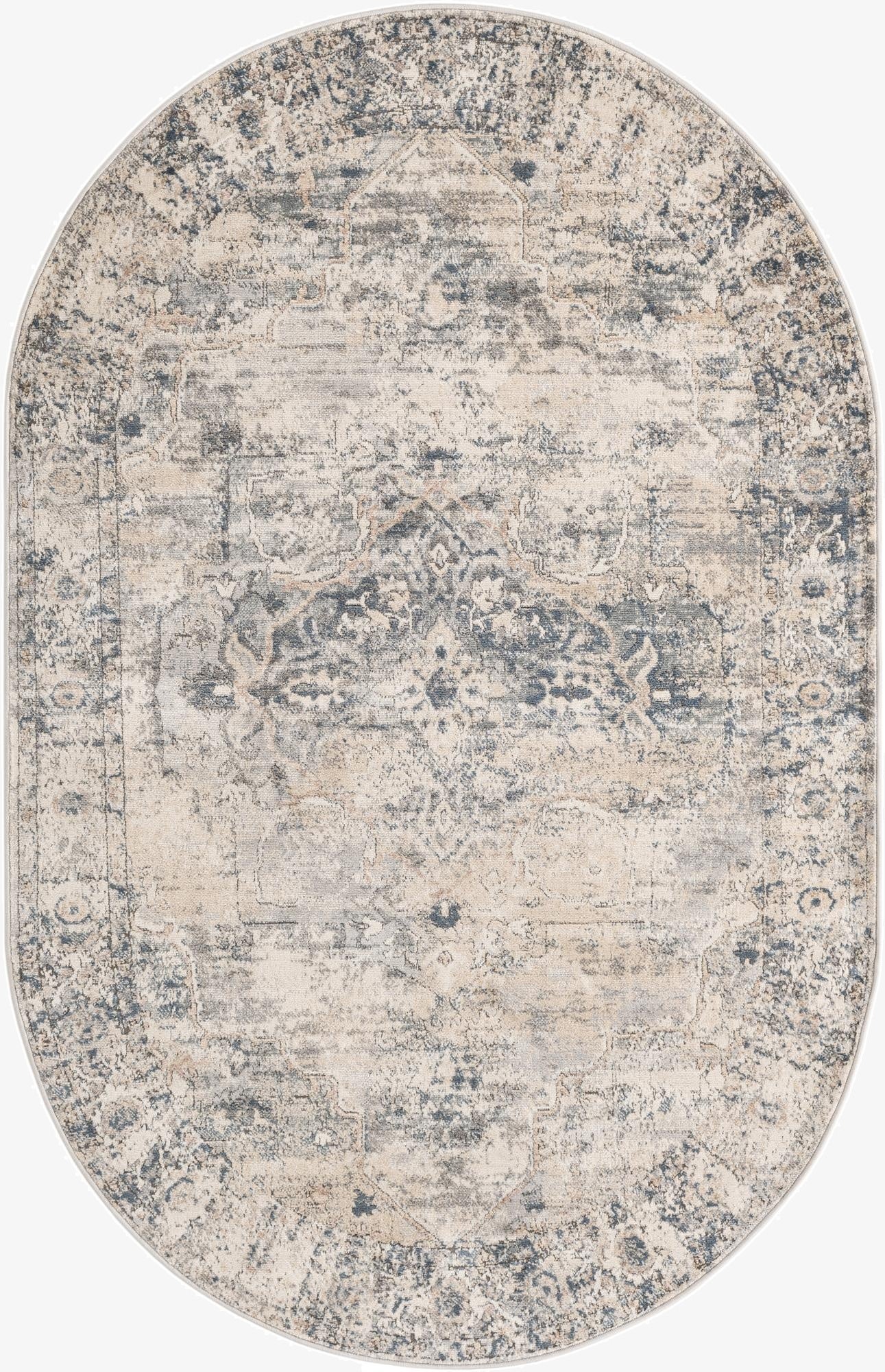 5' 3 x 8' Oregon Oval Rug