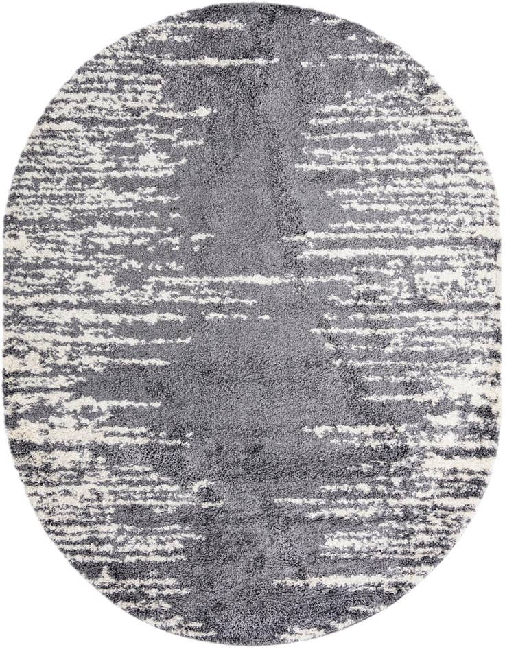 Detail image of 7' 10 x 10' Serenity Shag Oval Rug