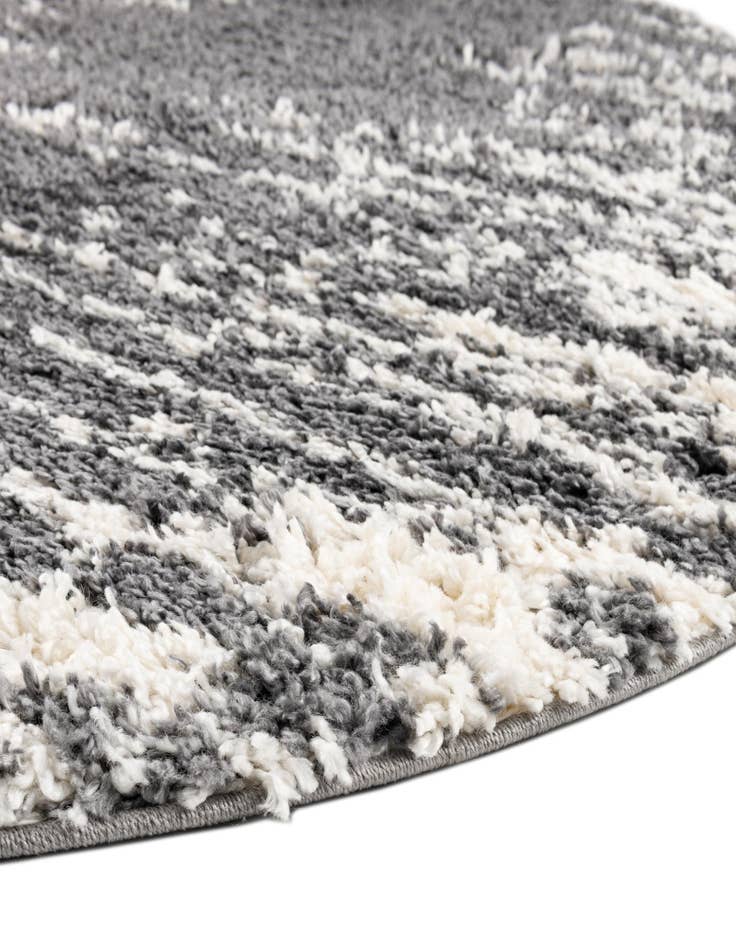 Detail image of 5' 3 x 8' Serenity Shag Oval Rug