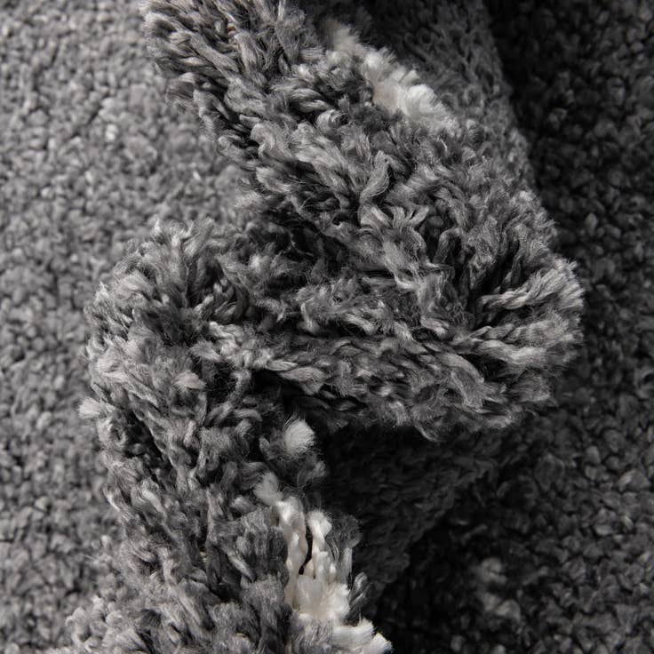 Detail image of 5' 3 x 8' Serenity Shag Oval Rug