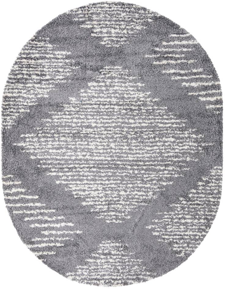 Detail image of 7' 10 x 10' Serenity Shag Oval Rug