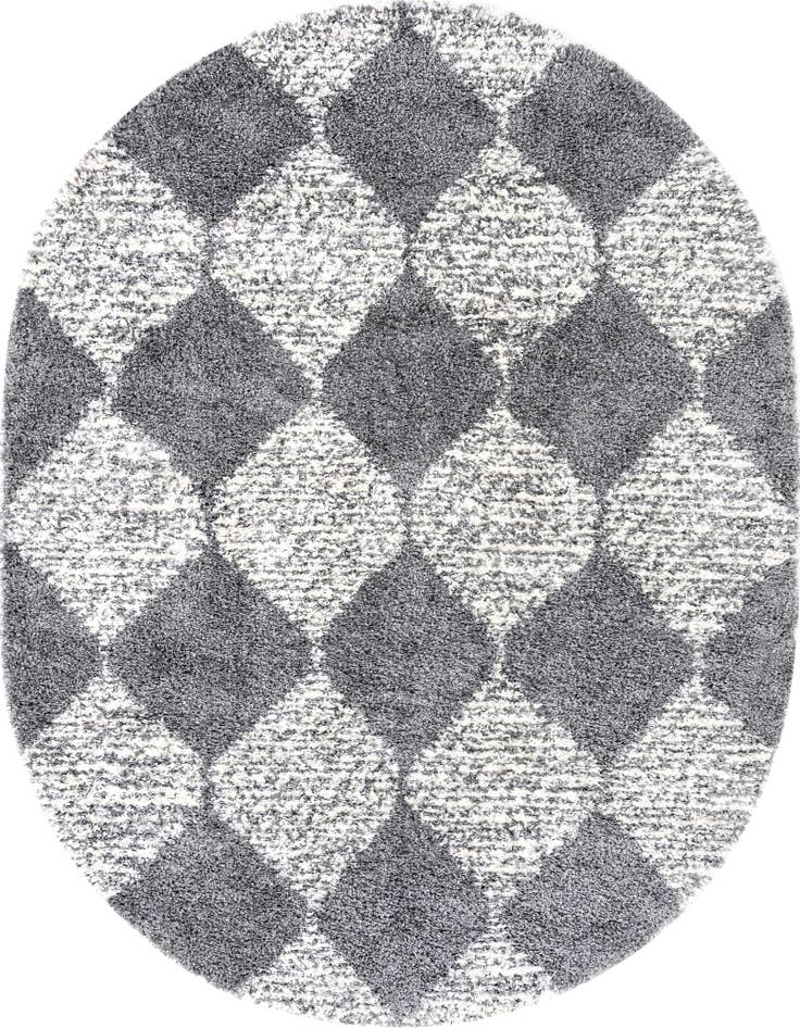 Detail image of 7' 10 x 10' Serenity Shag Oval Rug