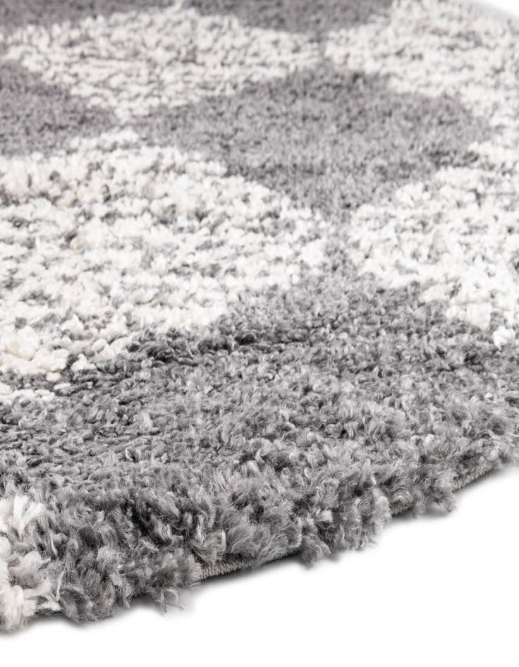 Detail image of 5' 3 x 8' Serenity Shag Oval Rug