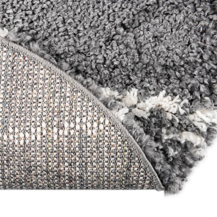 Detail image of 5' 3 x 8' Serenity Shag Oval Rug