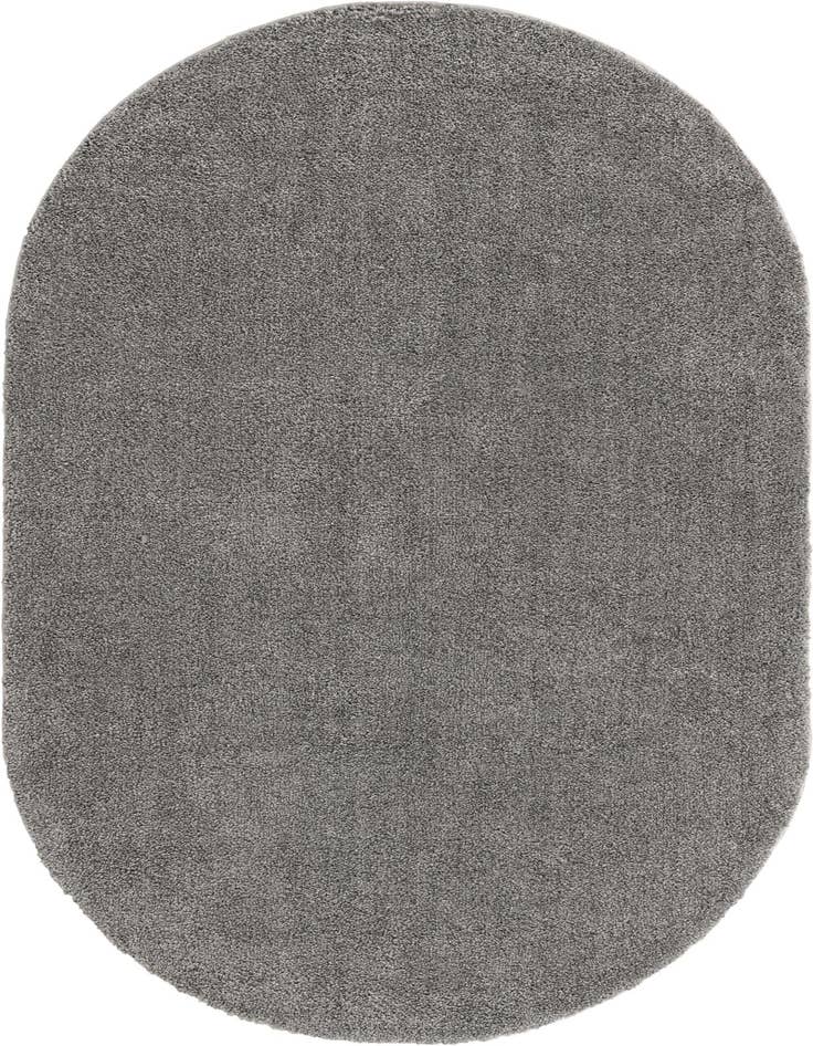 Detail image of 3' 3 x 5' 3 Solid Frieze Oval Rug