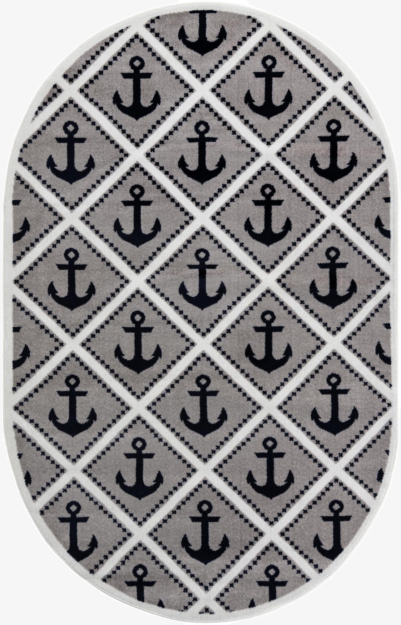 5' 3 x 8' Sydney Oval Rug