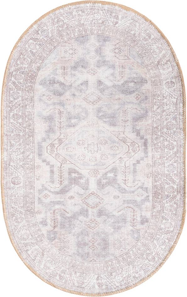 Detail image of 2' x 3' Washable Timeless Oval Rug