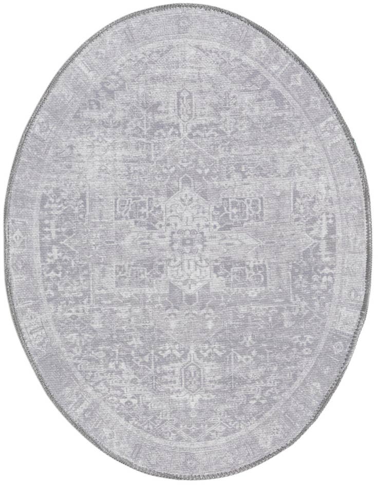 Detail image of 2' x 3' Washable Timeless Oval Rug