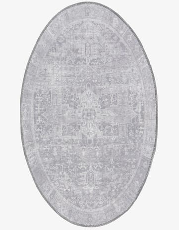 Gray Timeless Oval Rug