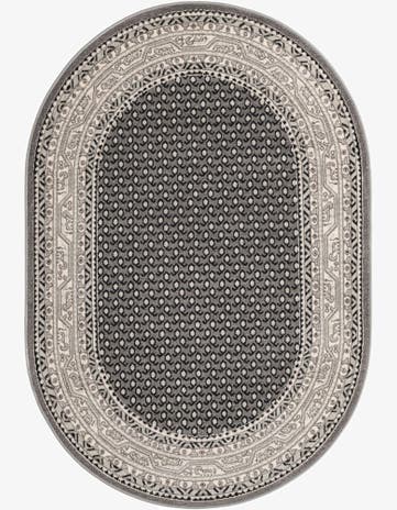 Gray Tribeca Oval Rug