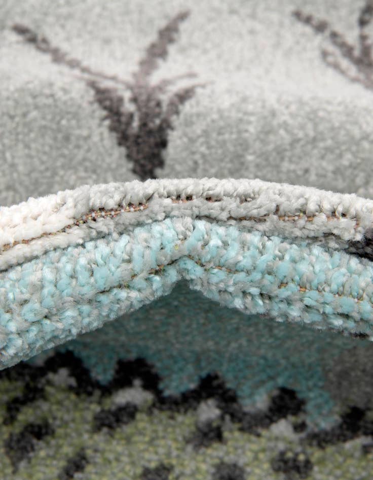 Detail image of 2' 2 x 3' 1 Animals Whimsy Kids Oval Rug