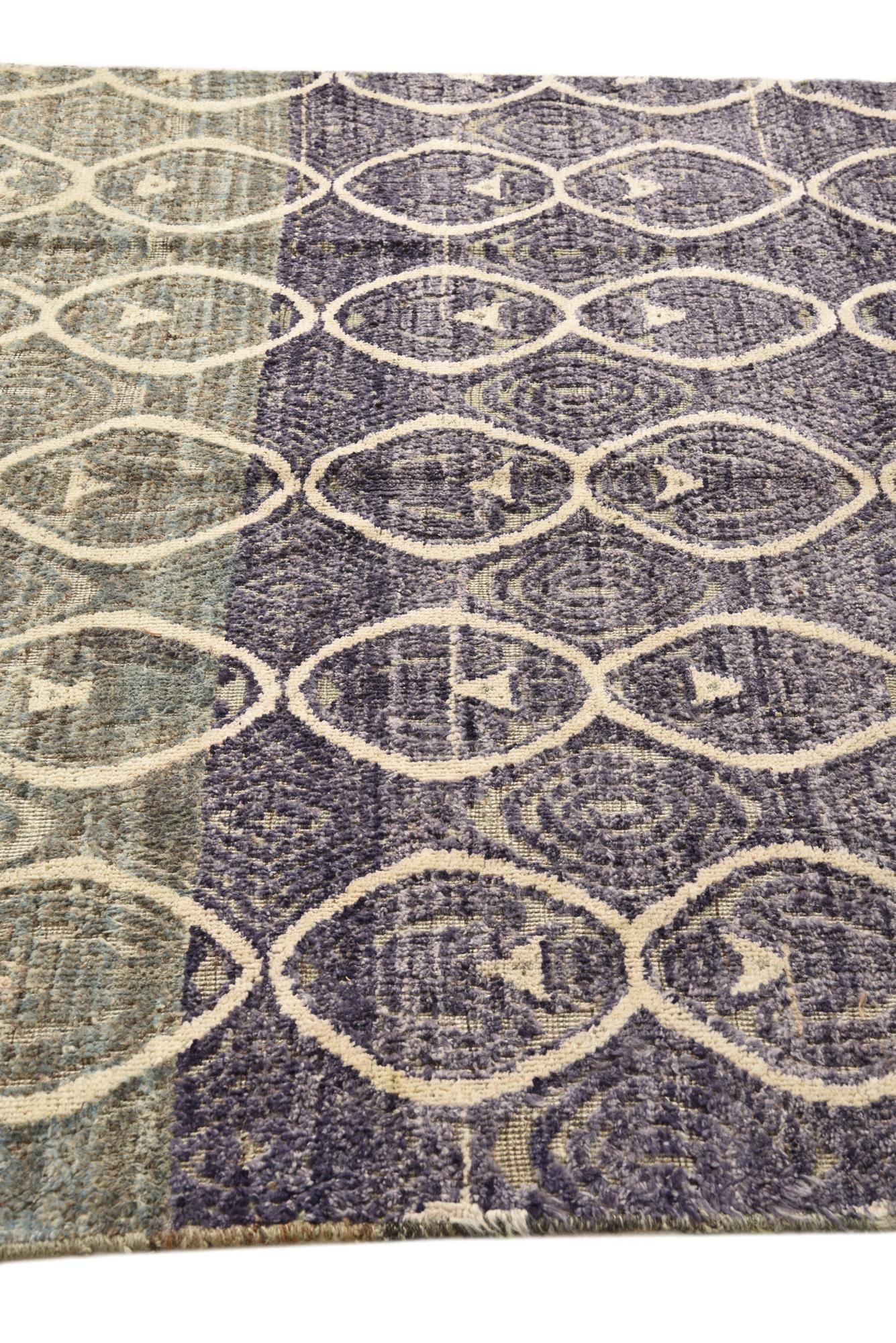 5' 8 x 6' 5 Hand Knotted Darya Wool Rug