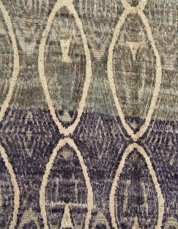 Detail image of 5' 8 x 6' 5  Hand Knotted Darya Wool Rug