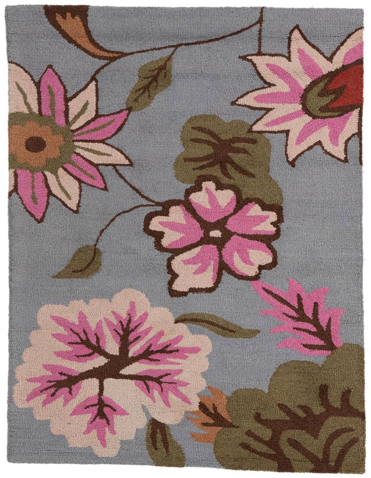 Detail image of 4' x 5' 10 Agra Rug
