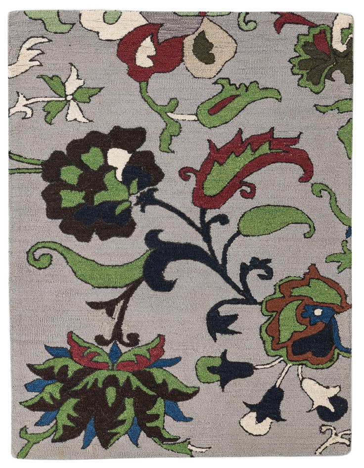 Detail image of 4' 1 x 6' 1 Agra Rug