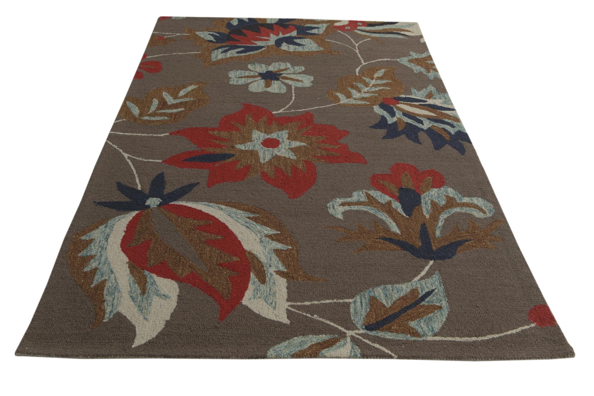 5' 1 x 8' Agra Wool Rug