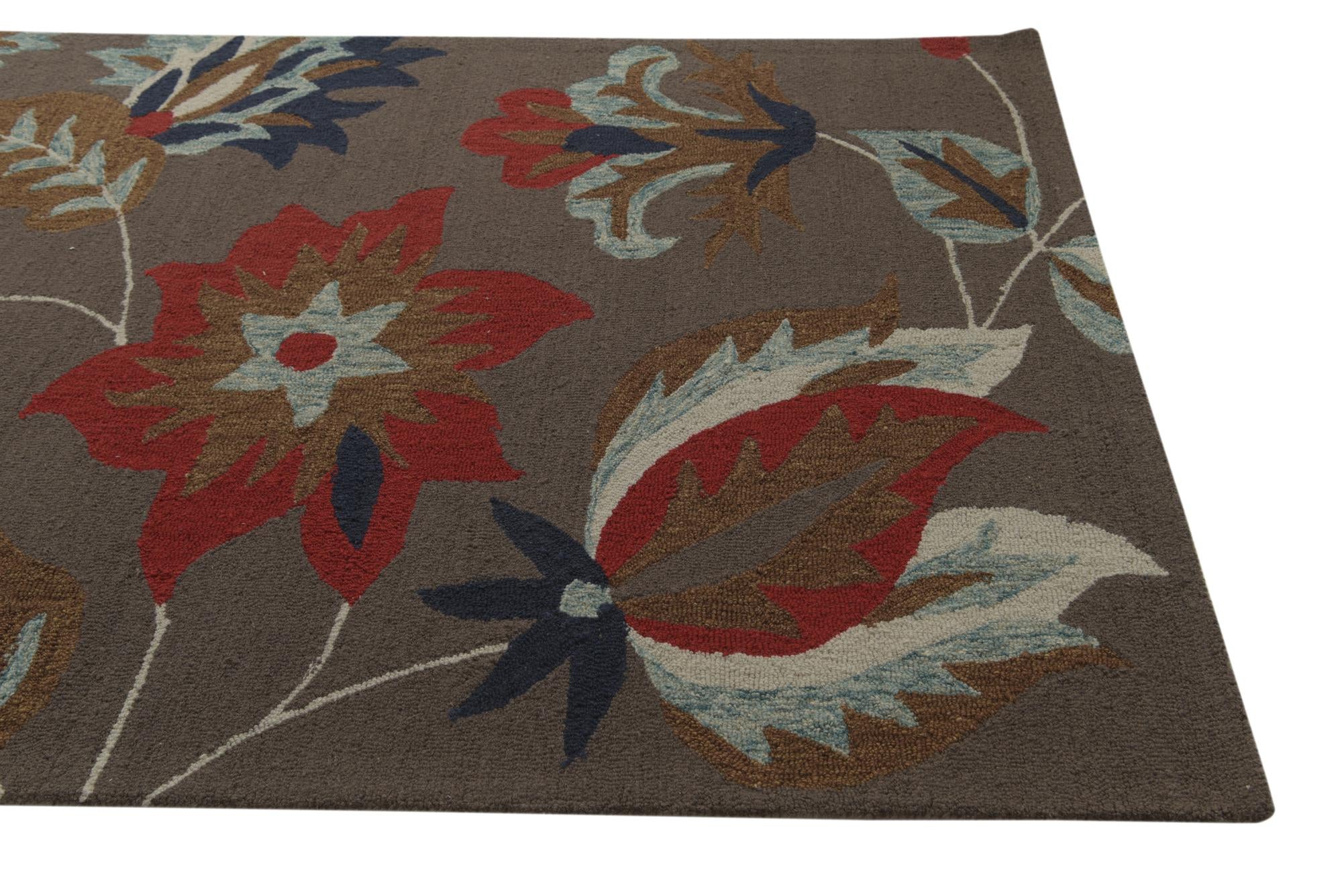 5' 1 x 8' Agra Wool Rug