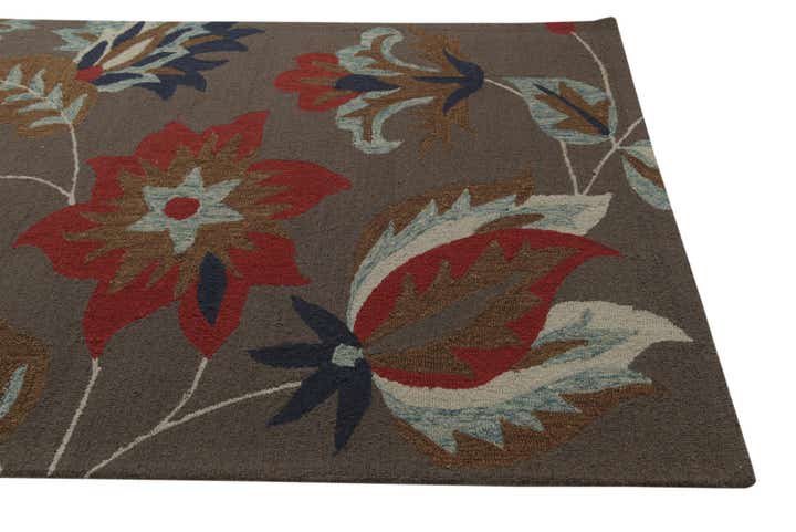 5' 1 x 8' Agra Wool Rug