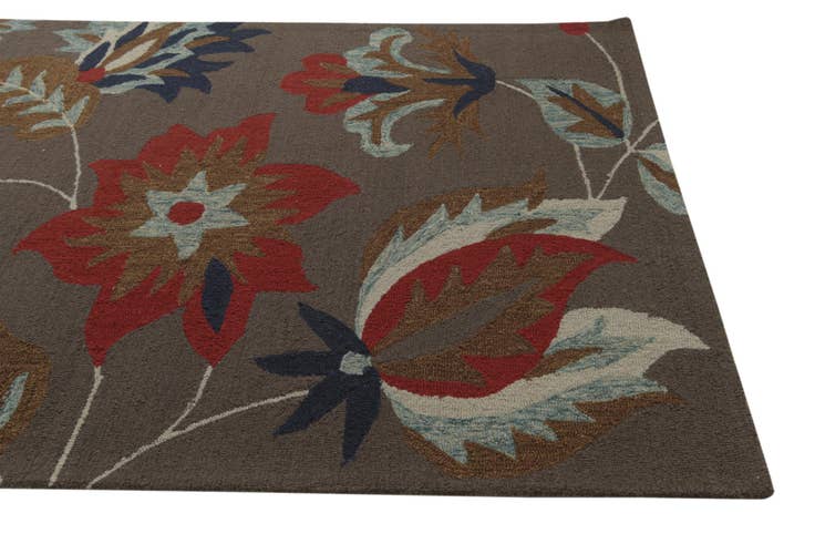 Detail image of 5' 1 x 8' Agra Wool Rug