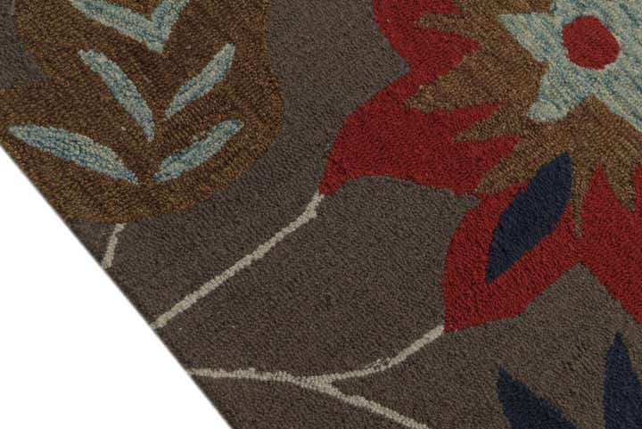 5' 1 x 8' Agra Wool Rug