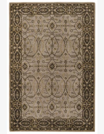 5' x 7' 5 Agra Wool Rug